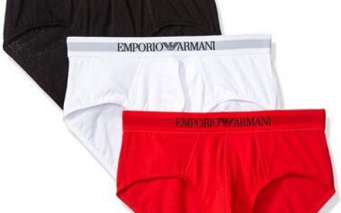 美亞海外購!emporio armani 阿瑪尼男士三角內褲3條裝